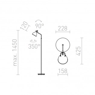 Lampadaire Rosita