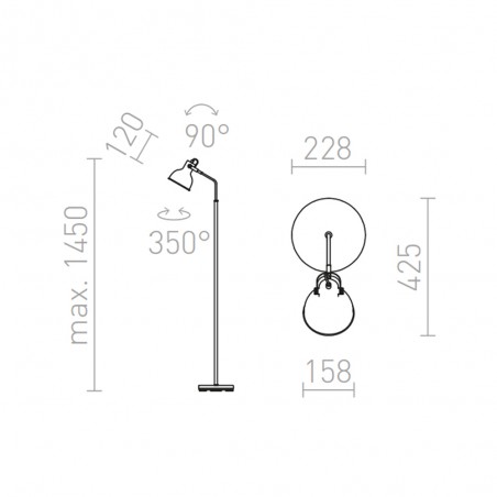 Lampadaire Rosita