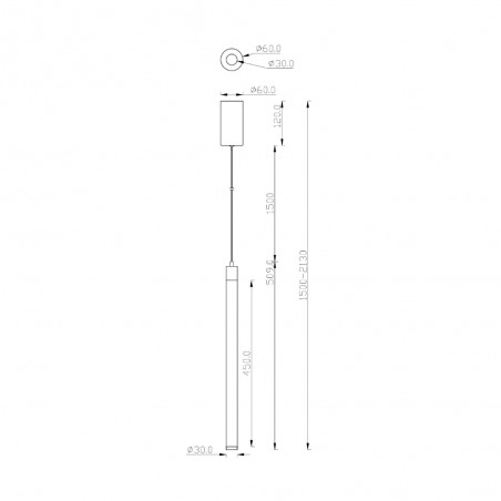 Lampe de plafond á LED Ray (10W)