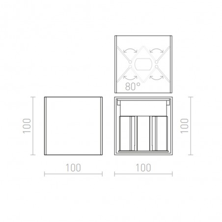 Applique d'extérieur LED Tito (3W) II