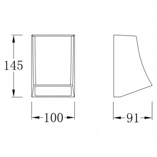 Applique Murale Exterieur á LED Slide (8W)