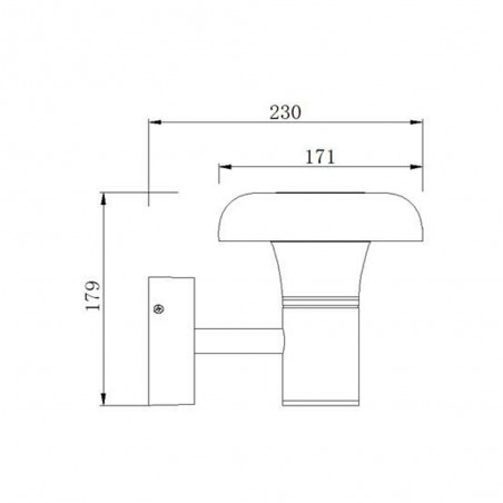 Applique Murale Exterieur á LED Arena (12W)