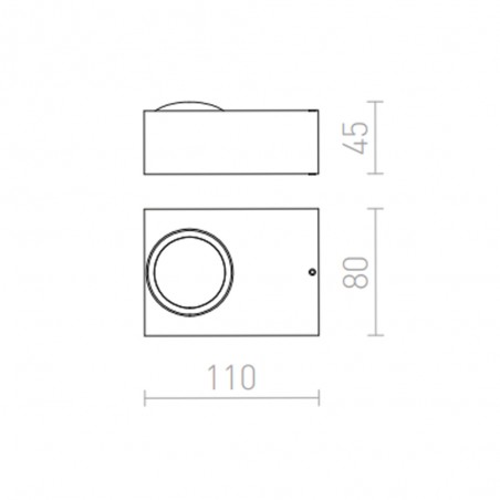 Applique d'extérieur LED Korso (5W)