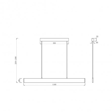 Lampe de plafond á LED Step 4000K (30W)