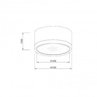 Spot de plafond Hoop
