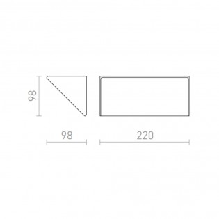 Applique d'extérieur LED Andante (21W)