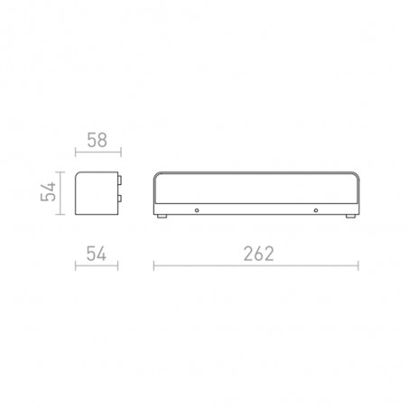 Applique d'extérieur LED Sampo (9W)
