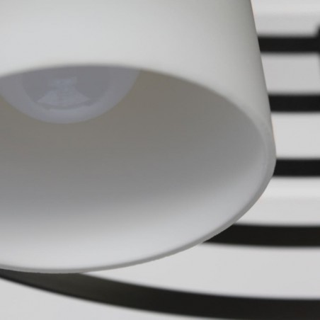 Lampe de plafond Cell-2 Wengué Rond (3 lumieres)