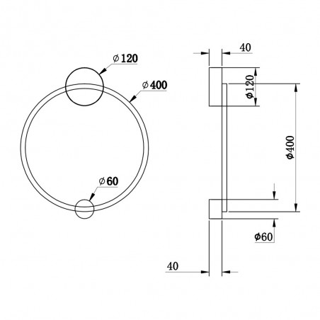Applique Murale LED Halo (24W)