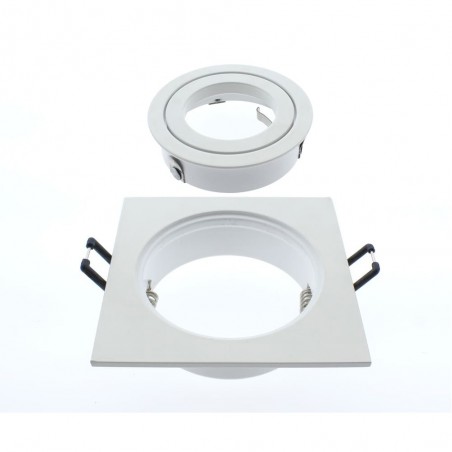 Spot encastrable CLASSIC carré blanche