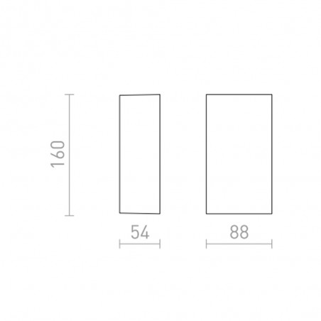 Applique d'extérieur LED Dixie (5W)