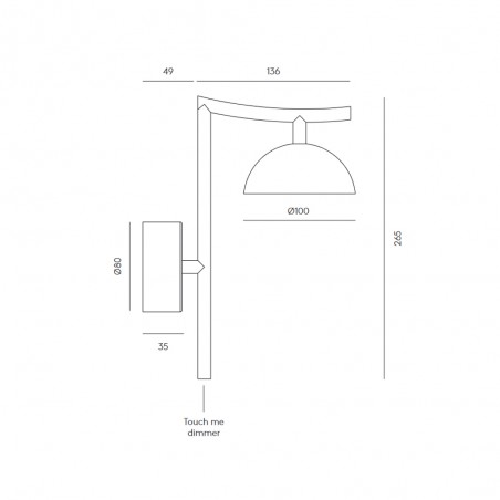 Applique Murale á LED Tana (4W)