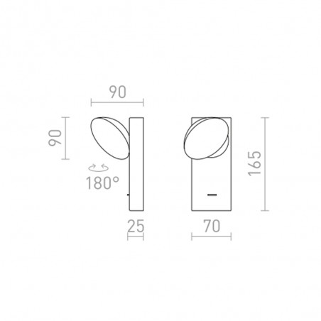 Applique murale LED Eliseo (5W)