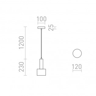 Lampe a suspension Giulia