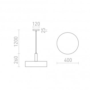 Pendant lamp Giulia II