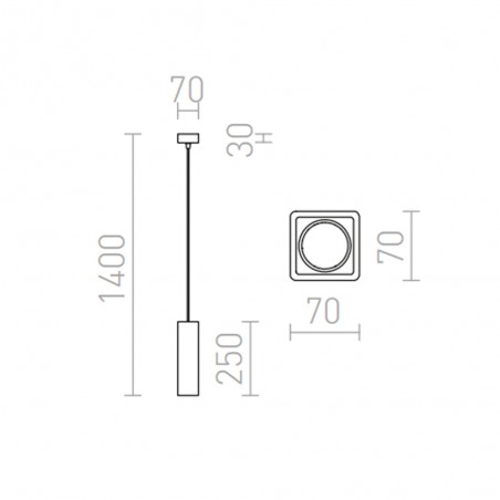 Lampe a suspension Jack