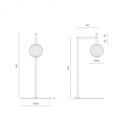 Lampe á poser á LED Doul (3W)