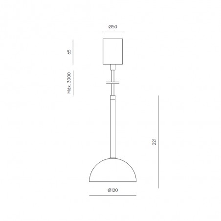 Lampe de plafond á LED Dussa (9W)