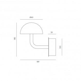 Applique Murale á LED Dussa II (9W)