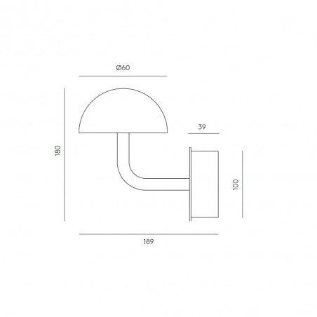 Applique Murale á LED Dussa II (9W)