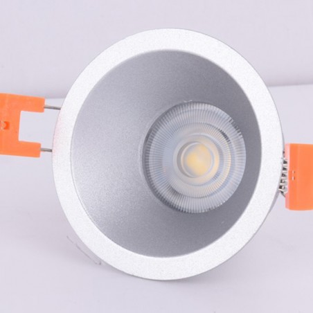 Spot encastré Comfort round silver