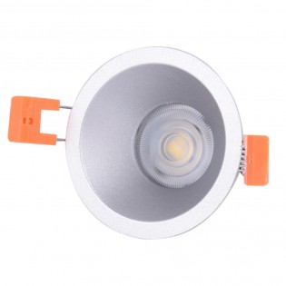 Spot encastré Comfort round silver