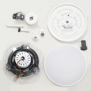 Ventilateur á LED avec pales pliantes Anayet CCT (36W)