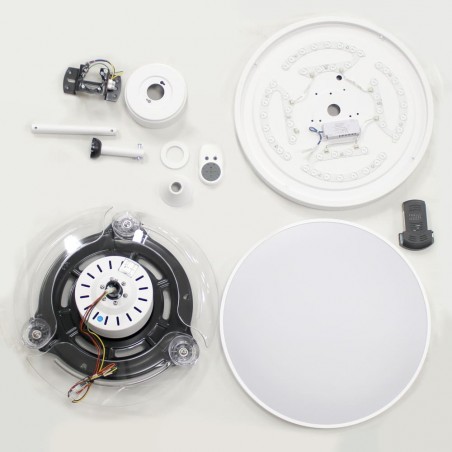 Ventilateur á LED avec pales pliantes Anayet CCT (36W)