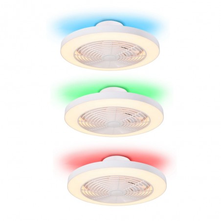 Ventilateur Plafonnier á LED Moli RGB CCT Smart (35W)