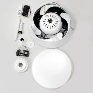 Ventilateur á LED avec pales pliantes Batán CCT Smart (35W)