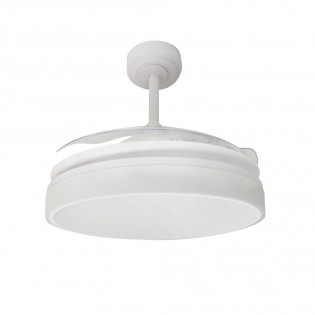 Ventilateur á LED avec pales pliantes Vera CCT Dim (30+10W)