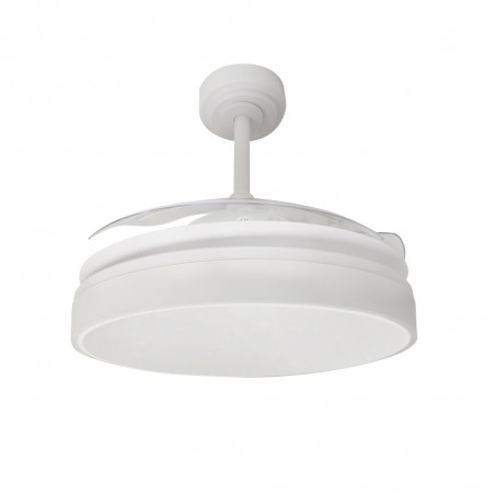 Ventilateur á LED avec pales pliantes Vera CCT Dim (30+10W)
