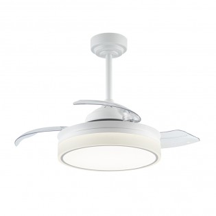 Ventilateur á LED avec pales pliantes Vera Mini CCT Dim (30+10W)