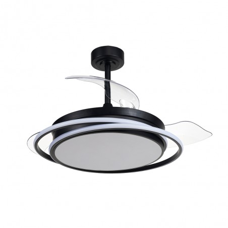 Ventilateur á LED avec pales pliantes Antila CCT Dim (60W)
