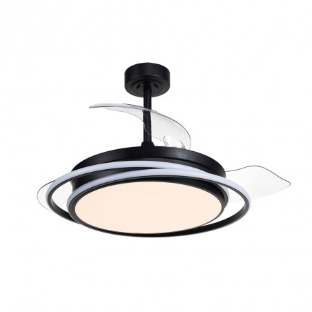 Ventilateur á LED avec pales pliantes Antila CCT Dim (60W)