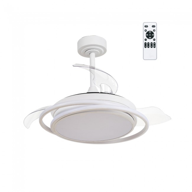 Ventilateur á LED avec pales pliantes Antila Mini CCT (45W)