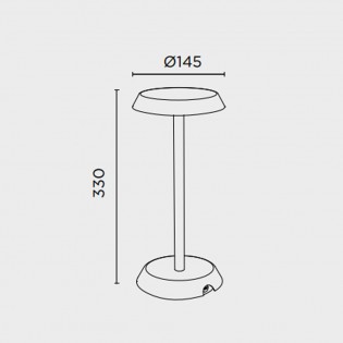 Lampe a poser LED Bateria (7W)