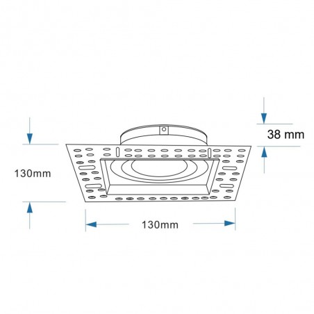 Encastré de plafond Atom