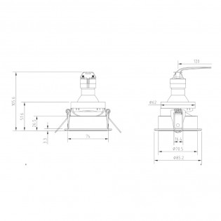 Encastré de plafond Share II