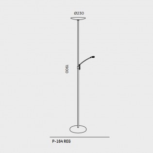 Lampadaire LED Cosmos (38W)