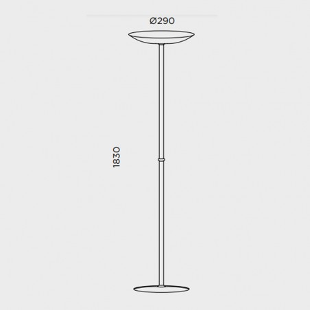 Lampadaire LED Gregal (38W)