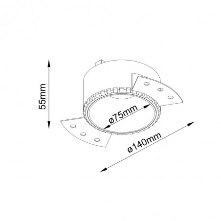 Encastré de plafond Share Rond