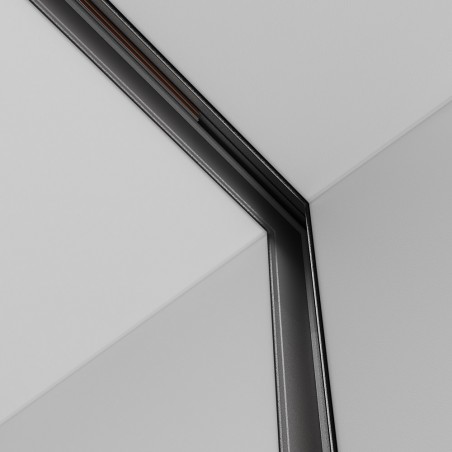 Accessoire d'angle pour rail magnétique encastré Exility