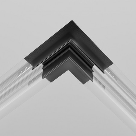 Accessoire d'angle pour le rail magnétique encastré Exility