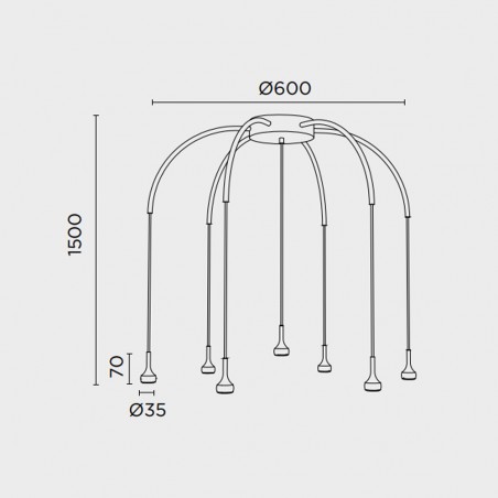 Lampe de plafond LED Mini (21W)