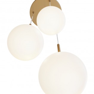 Lampe de suspension Basic Form Or (3 lumieres)