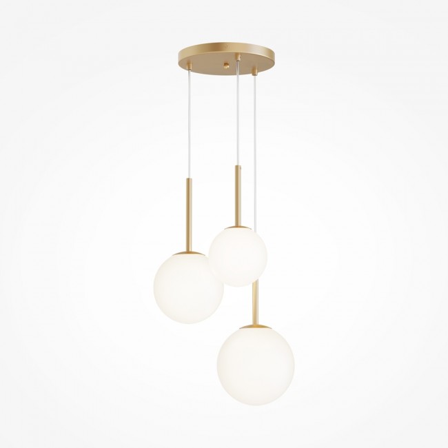 Lampe de suspension Basic Form Or (3 lumieres)