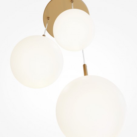 Lampe de suspension Basic Form Or (3 lumieres)