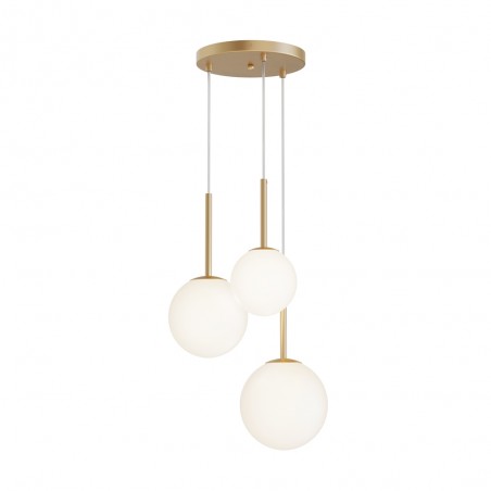 Lampe de suspension Basic Form Or (3 lumieres)