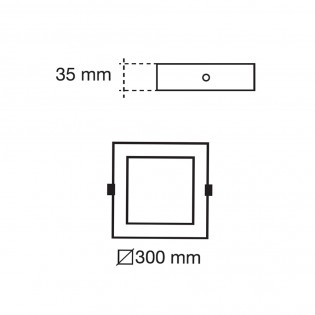 Plafonnier á LED Know (30W)